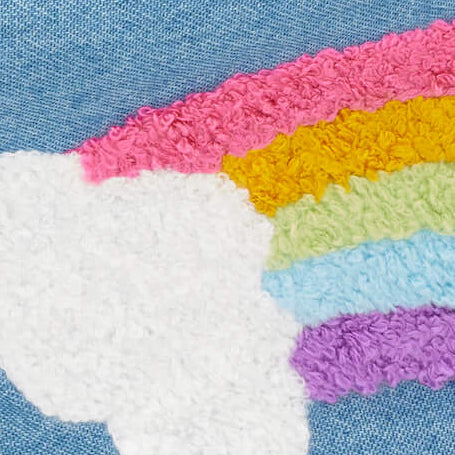 Rainbow Applique Dog Bandana