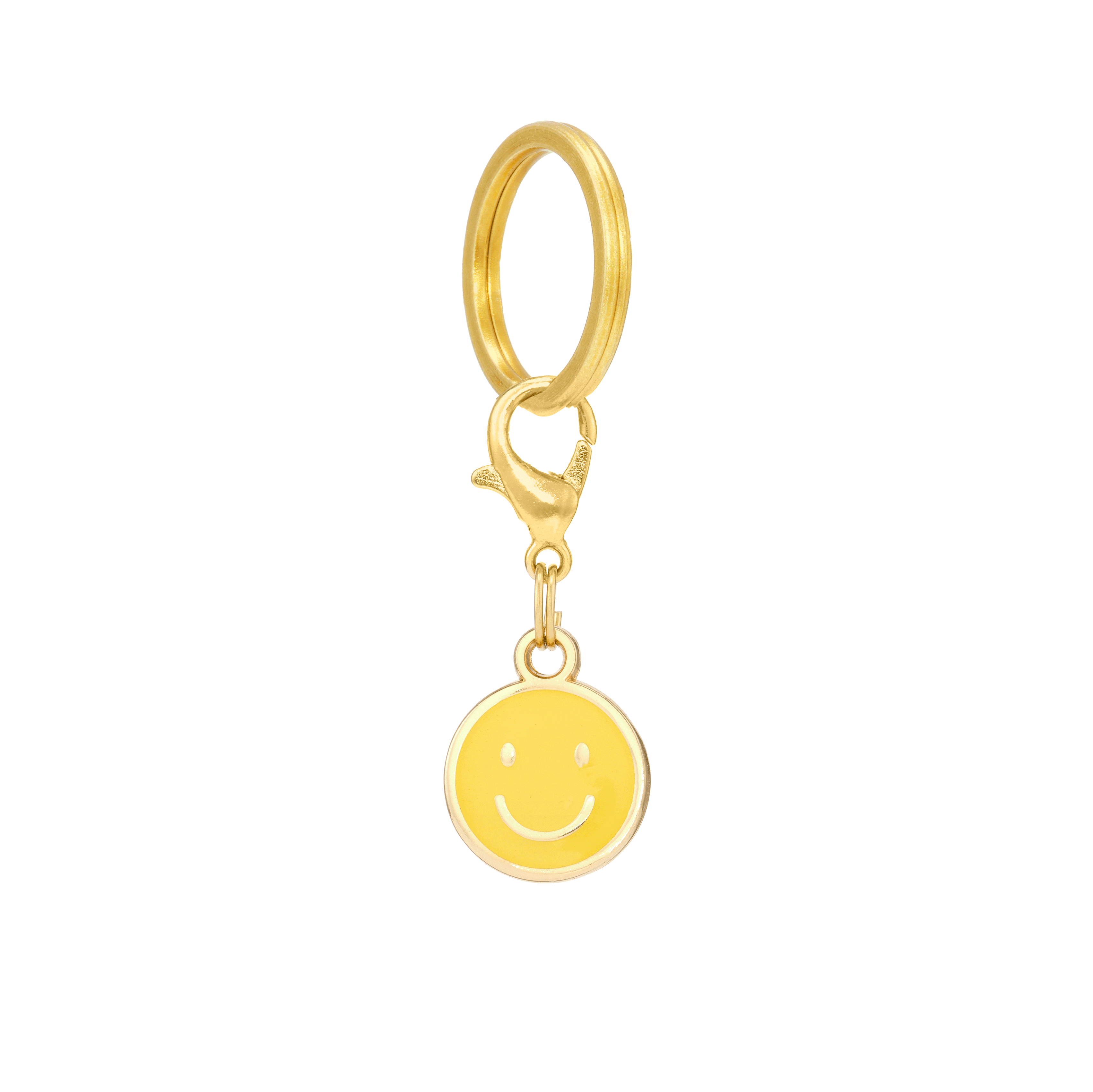 Happy Face Collar Charm