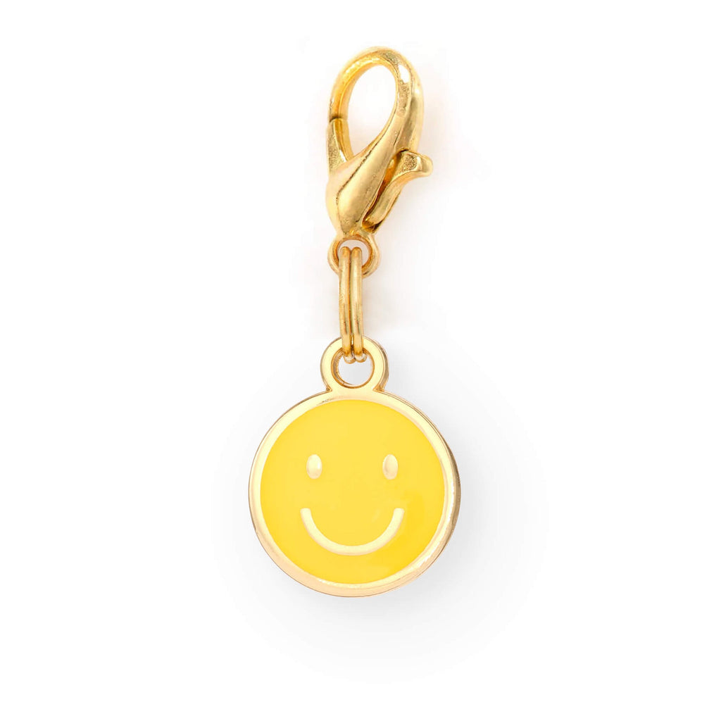Happy Face Collar Charm