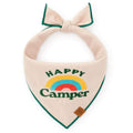 Happy Camper Embroidered Dog Bandana