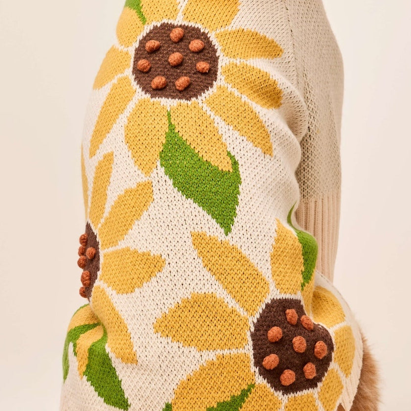 Sunflower Dog Sweater