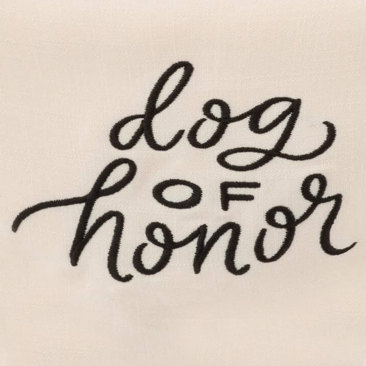 Dog of Honor Embroidered Dog Bandana