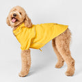 Bright Yellow Reflective Dog Raincoat