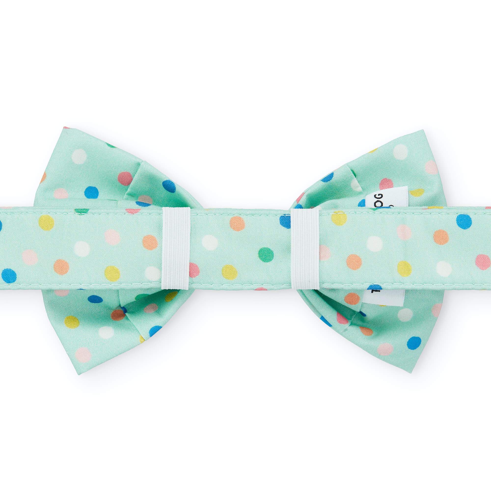 Confetti Dots Bow Tie Collar