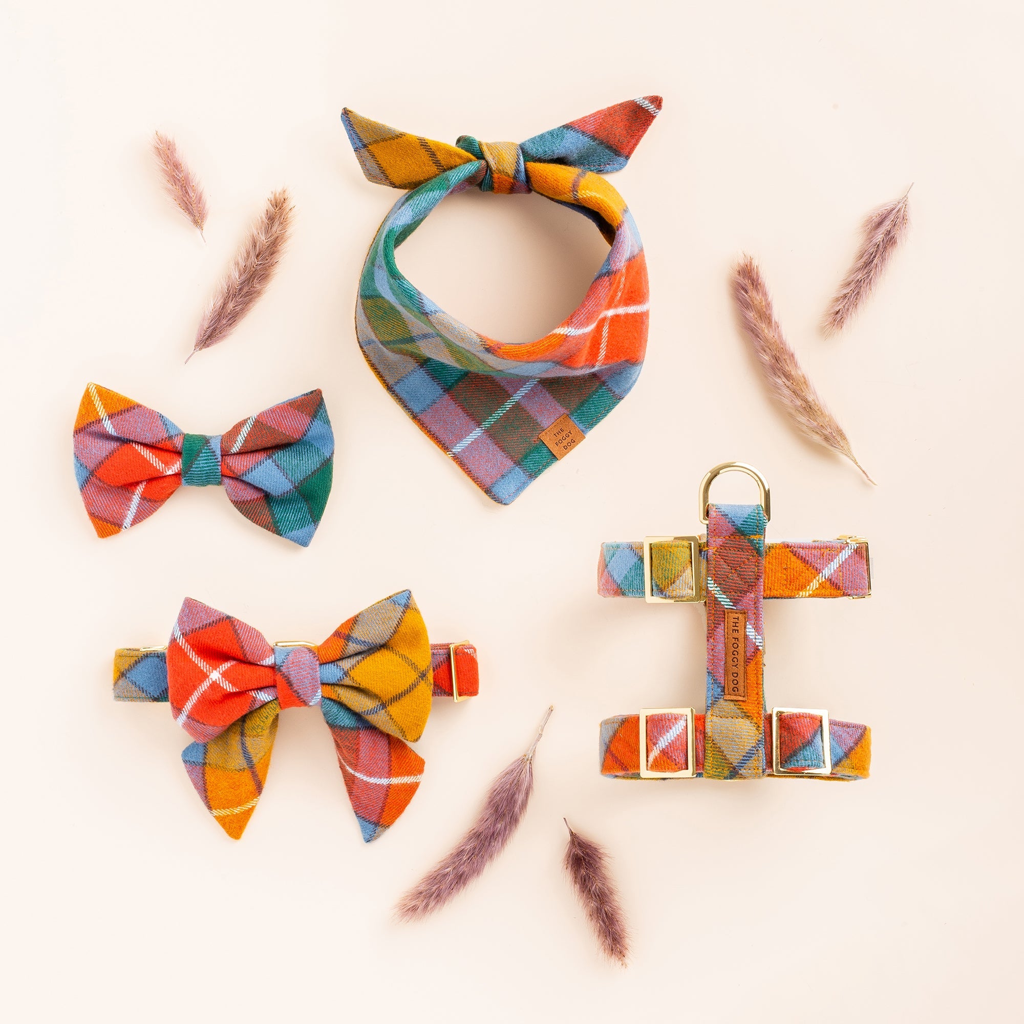 Buchanan Plaid Flannel Dog Bandana