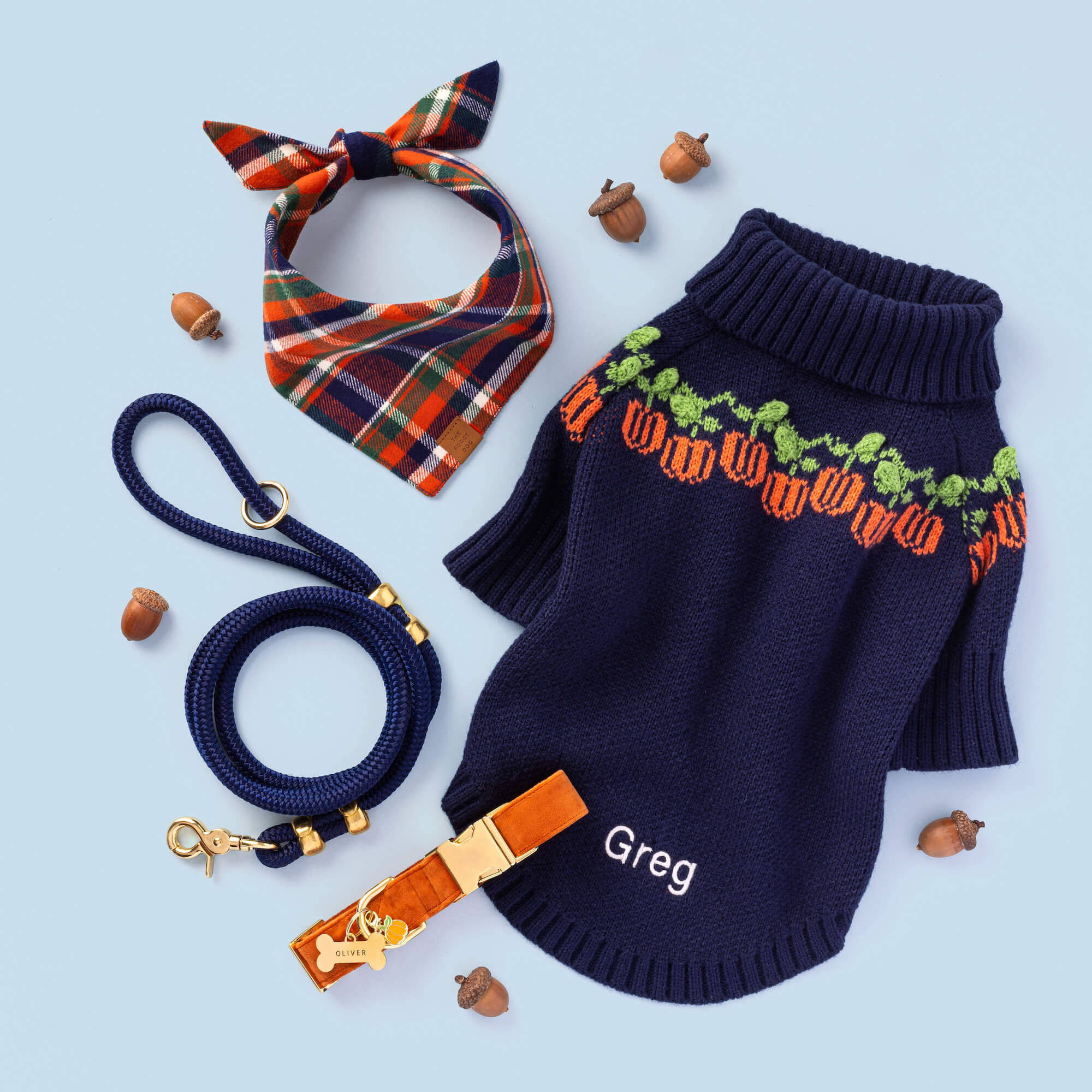 Pumpkin Collar Charm